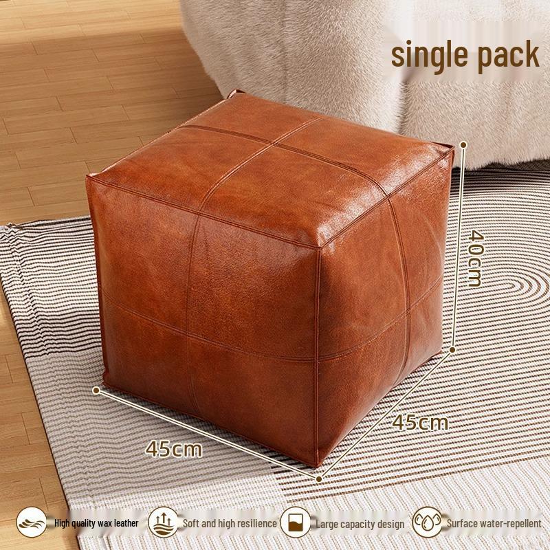Американский кожаный многофункциональный пуф для хранения - Диван, Пуф и Хранение игрушек